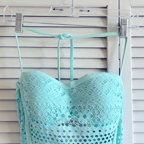 Robin Piccone Retro Pin Up Swimsuit  Blue - Picture 3 of 13